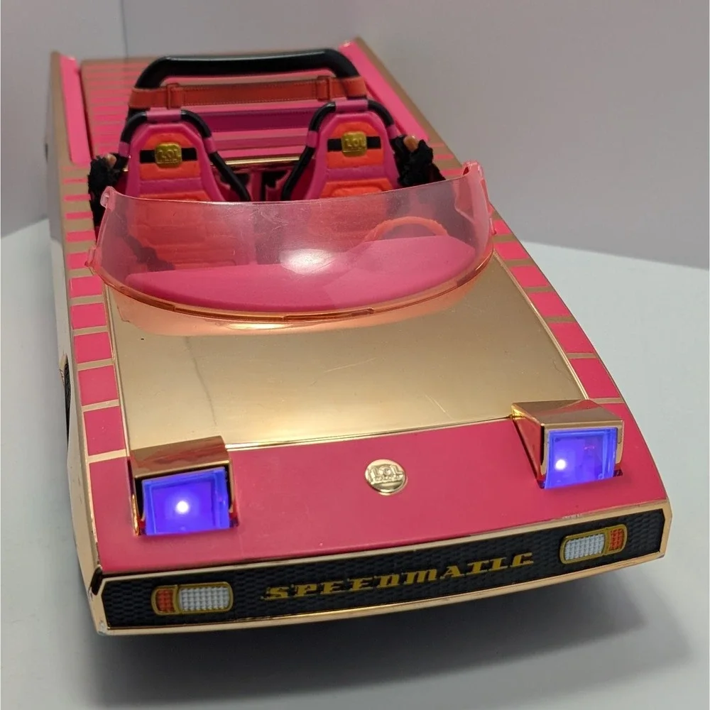 LOL Surprise Speedmatic Coupe Car Pool Dance Floor Working Lights Fashion Doll